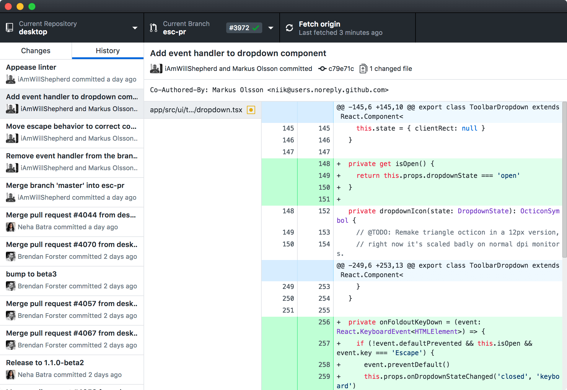 Github Desktop App